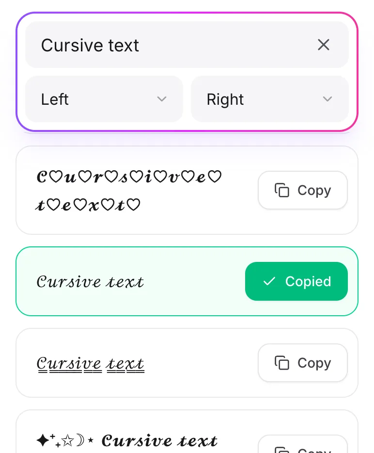 Copy and Paste