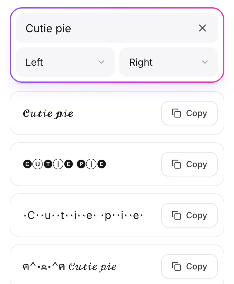 Pick a Cute Style