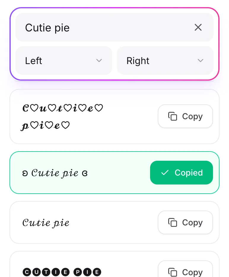 Copy and Paste