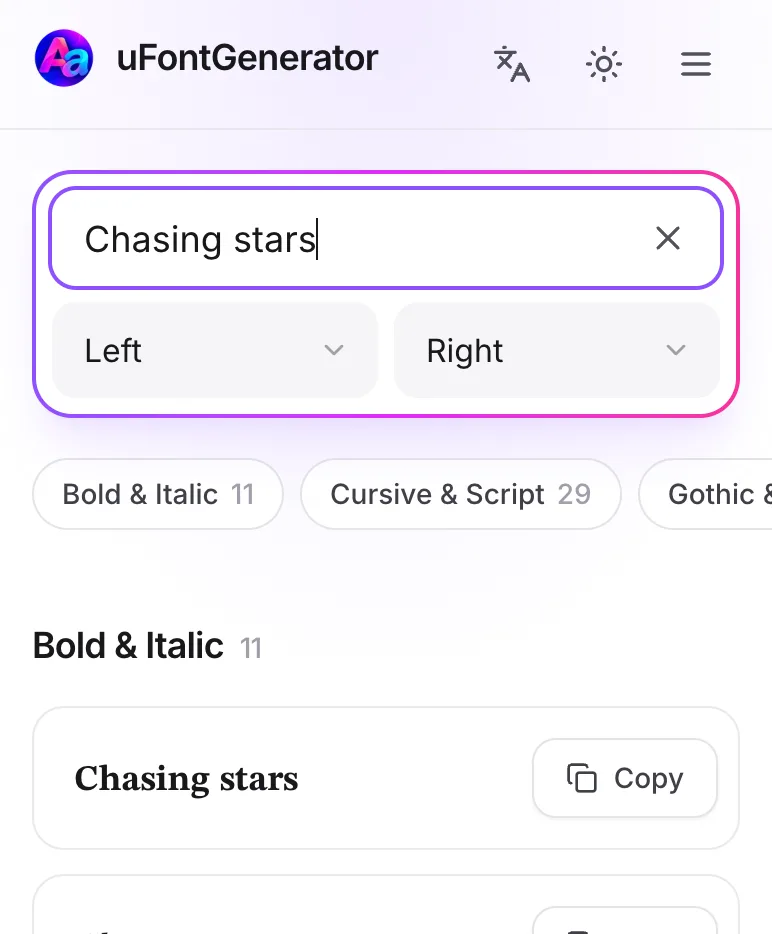 How to add text to our font generator
