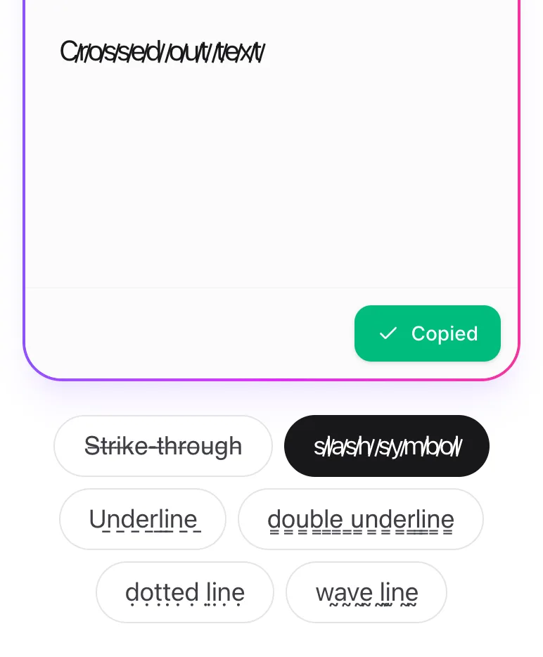 Copy Your Text